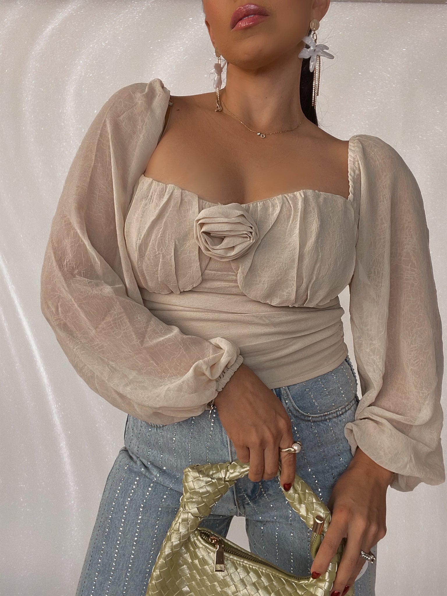 Rose Detail Top