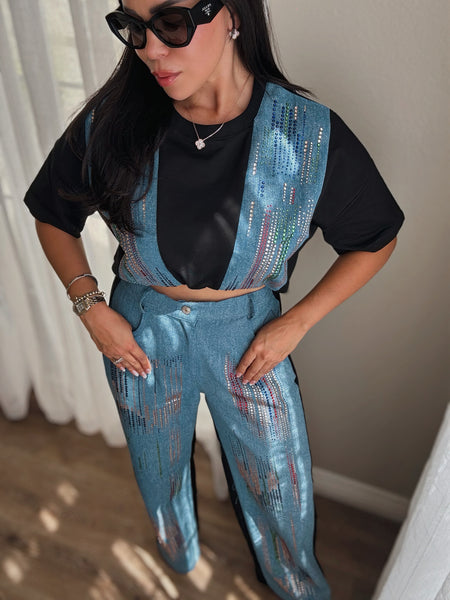 *RESTOCK Galaxy Denim Set