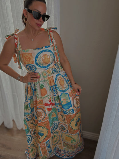 Tuscan Sunset Dress
