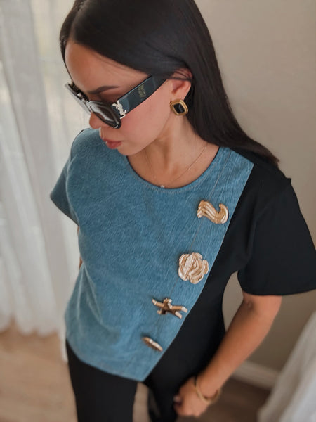 Color Block Top