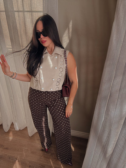 Cocoa Dot Jeans