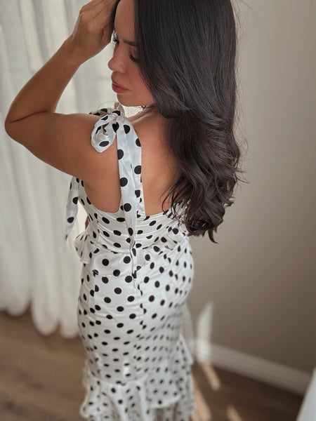 Margot Polka Dot Set *WHITE*
