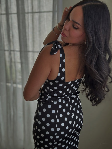 Margot Polka Dot Set *BLACK*