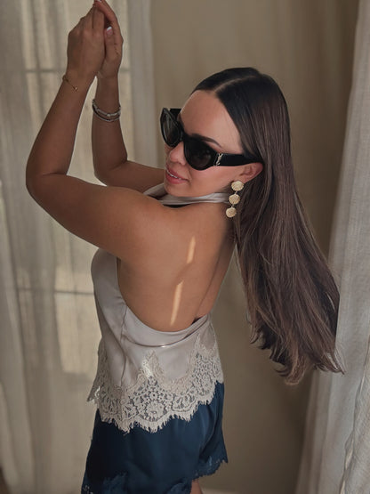 Champagne Whisper Top