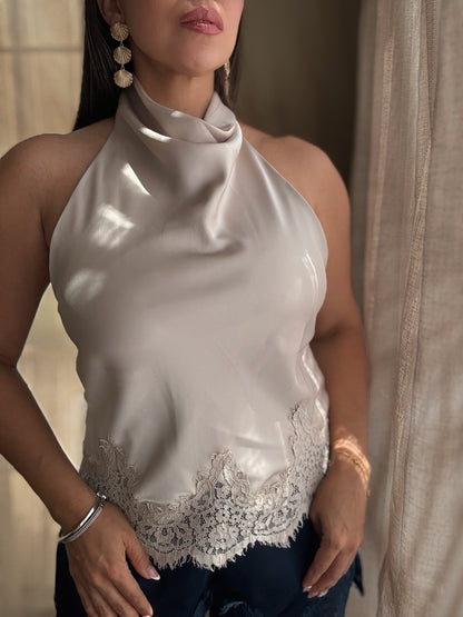 Champagne Whisper Top