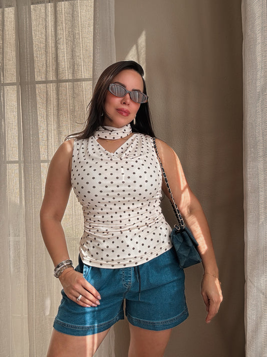 Amèlie Scarf Top