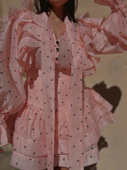 Caterina Blush Skirt