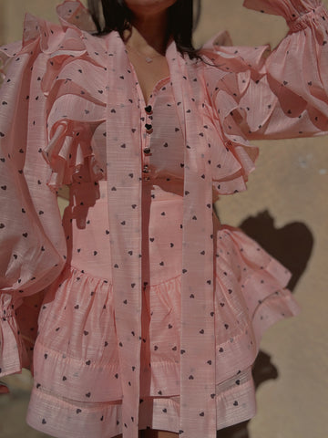 Caterina Blush Skirt