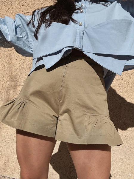 Micaela Shorts *Taupe - Last Medium*
