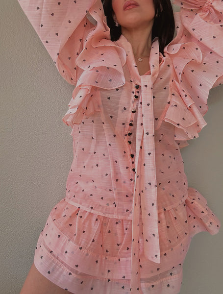 Caterina Blush Top