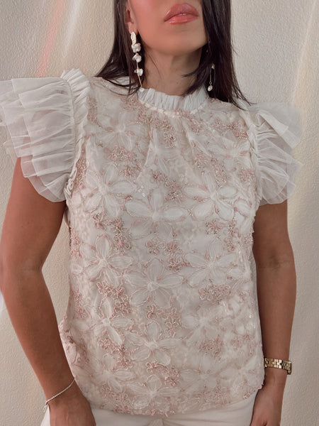 Novelty Ruffled Top