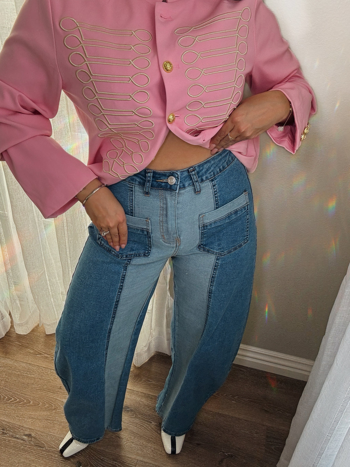 Luna Multi Denim Barrel Jean