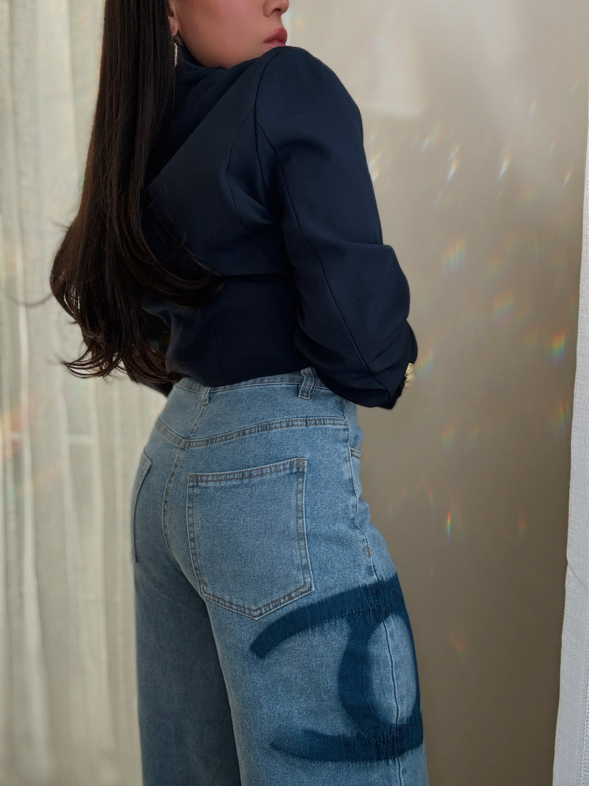 Coco Contrast Denim Jean