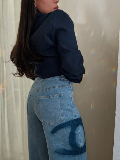 Coco Contrast Denim Jean