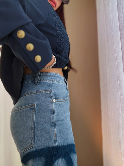 Coco Contrast Denim Jean