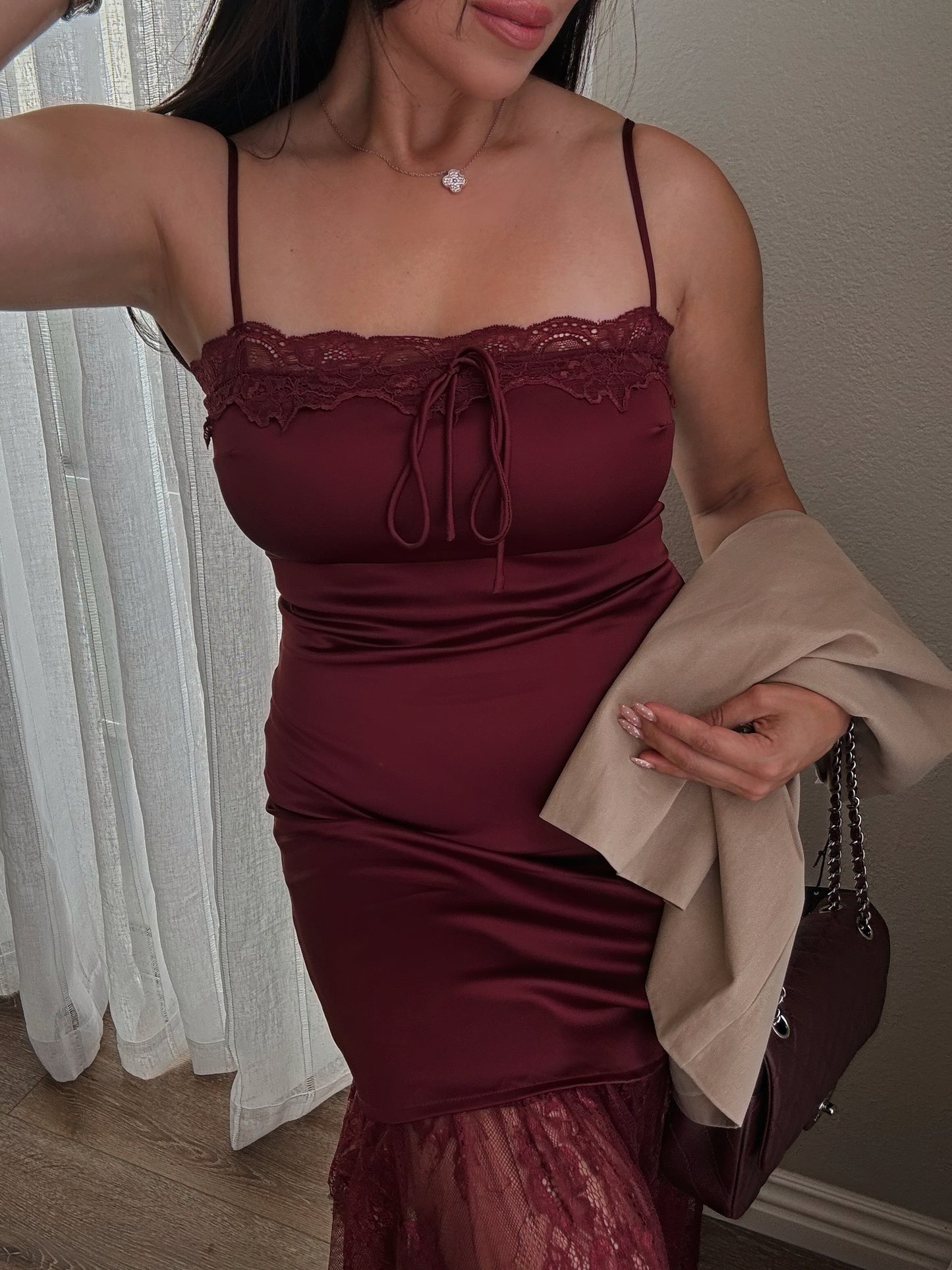 Lola Lace Slip Dress