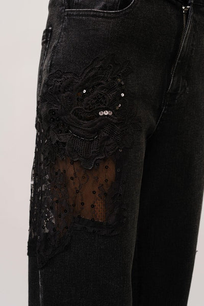 *last Small* Black Lace Jean