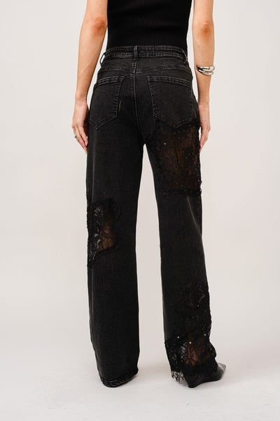 *last Small* Black Lace Jean