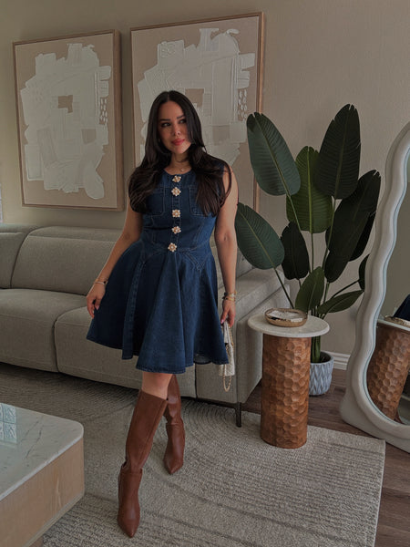 *BACK IN STOCK* Jenna Denim Dress