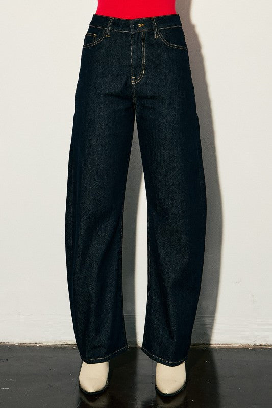 *PRE ORDER* Hudson Indigo Barrel Jean