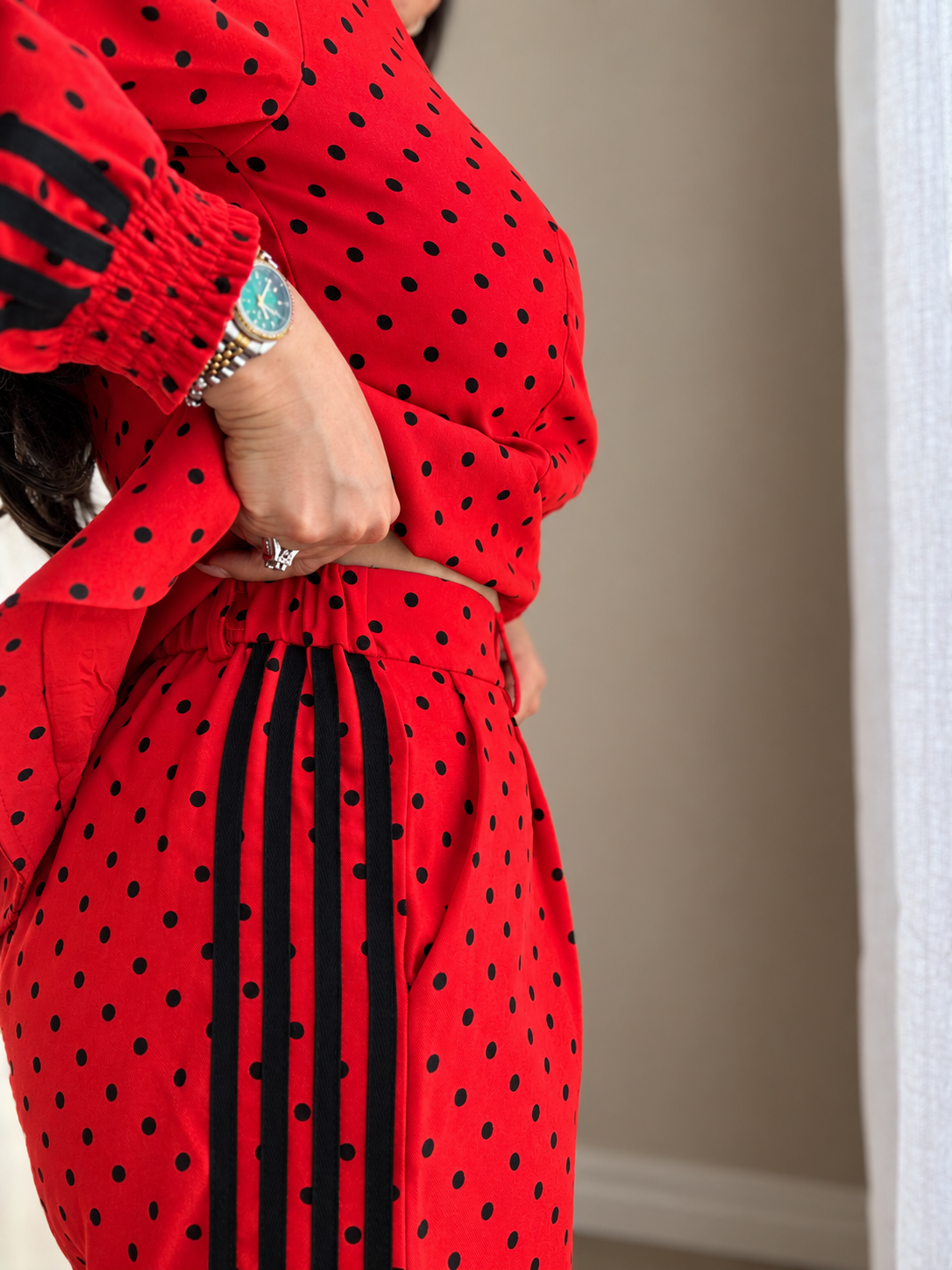 Clara Peplum Set *RED*