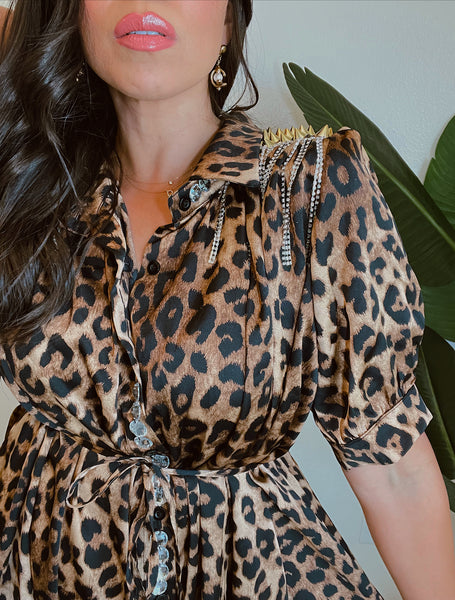 Kim Leopard Dress