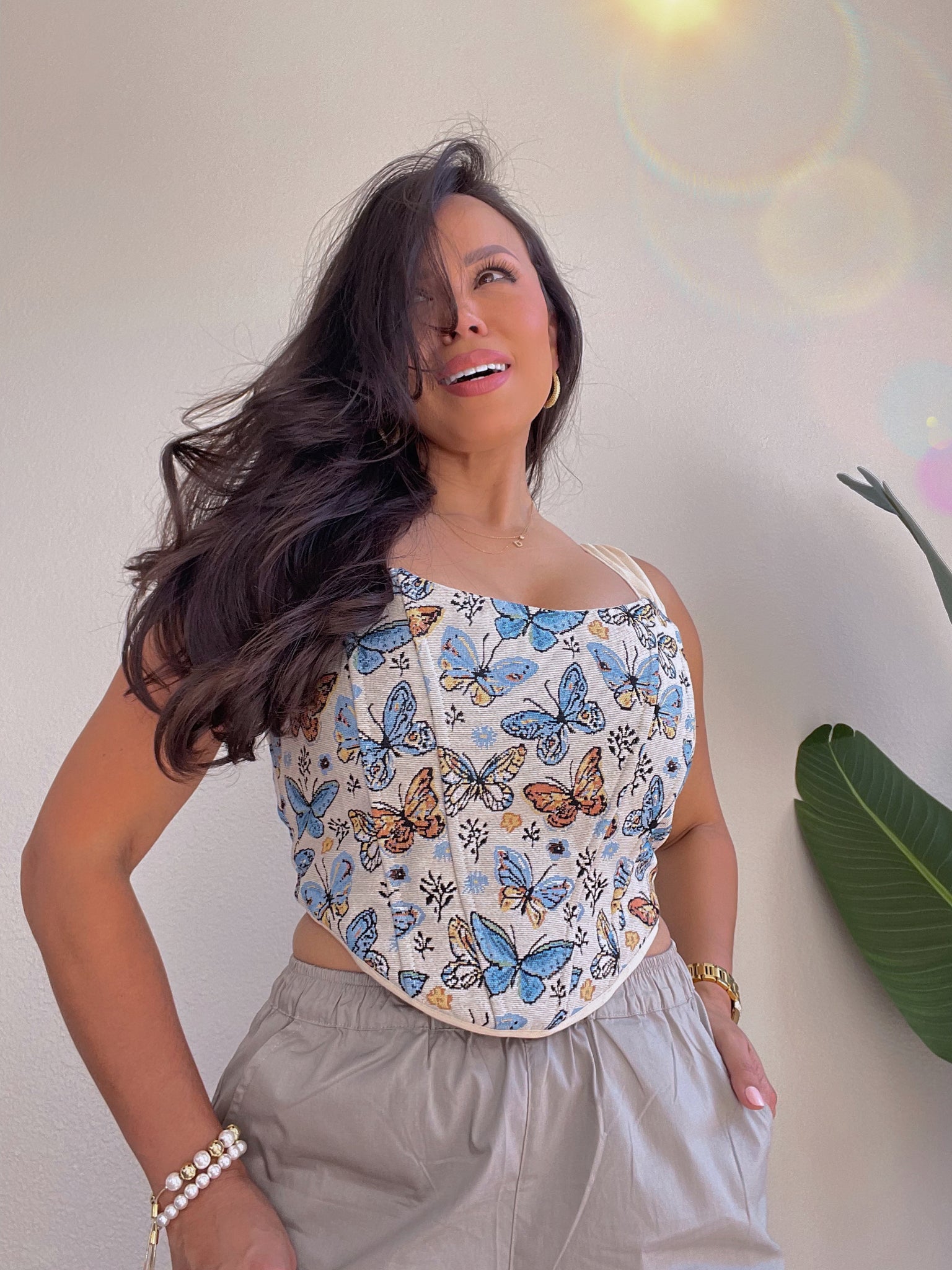 Butterfly Corset Top