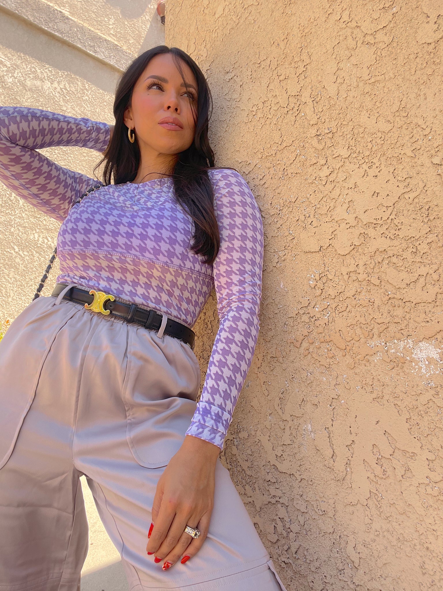 Houndstooth Bodysuit