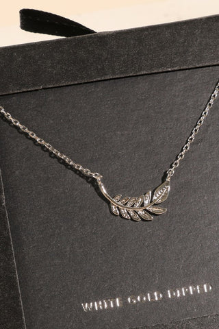 Leaf Charm Necklace