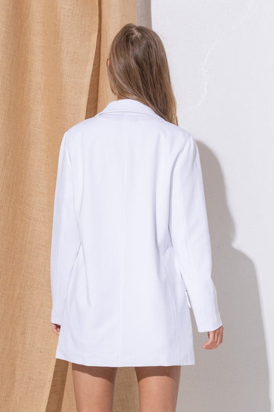 Andora Boyfriend Blazer ***White***