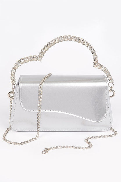 Silver Glitter Handbag