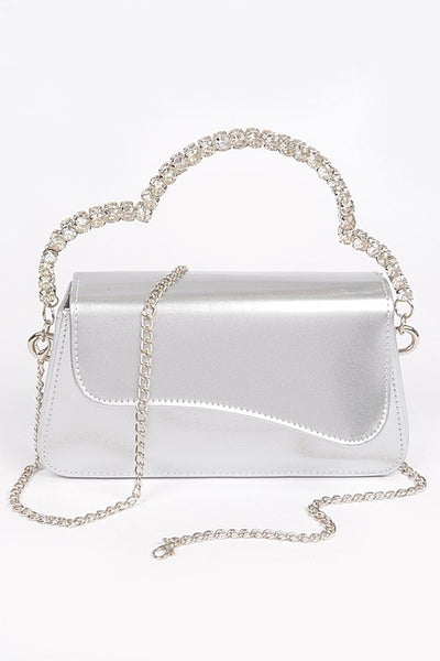 Silver Glitter Handbag