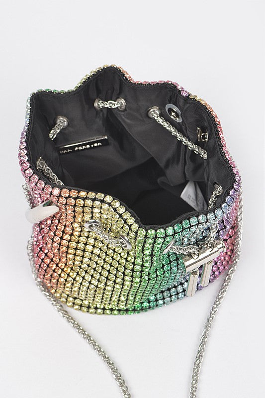 Rhinestones Bucket Bag