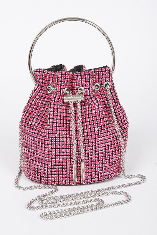 Rhinestones Bucket Bag