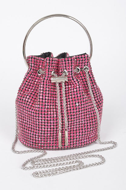 Rhinestones Bucket Bag