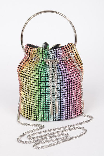 Rhinestones Bucket Bag
