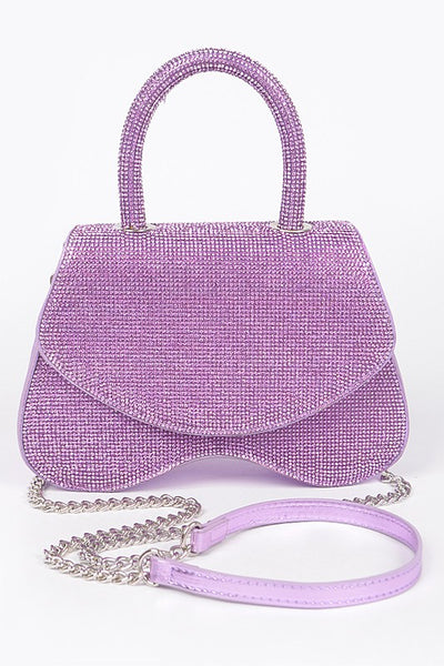 Rhinestones Flap Bag