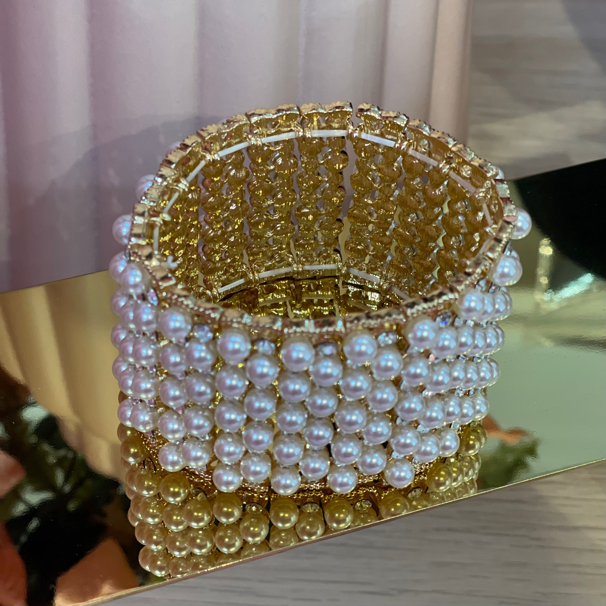 Lots of Pearls Cuff