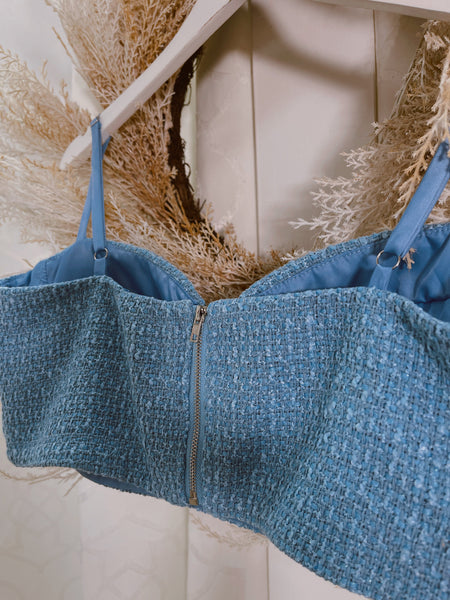 Ocean Tweed Bustier