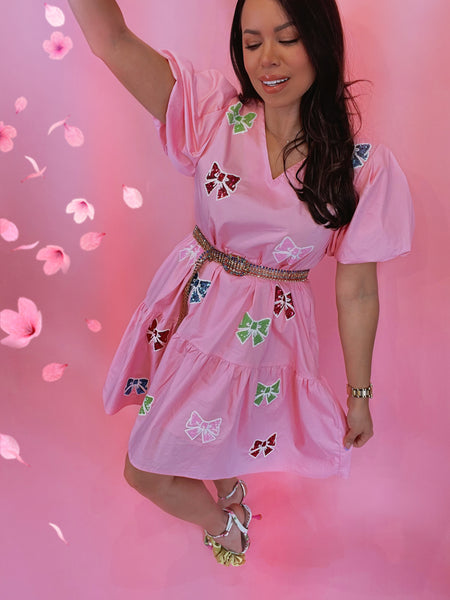 Sequin Bows Dress