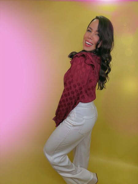 White Bell Pants