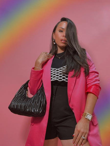 Andora Boyfriend Blazer ***Hot Pink***