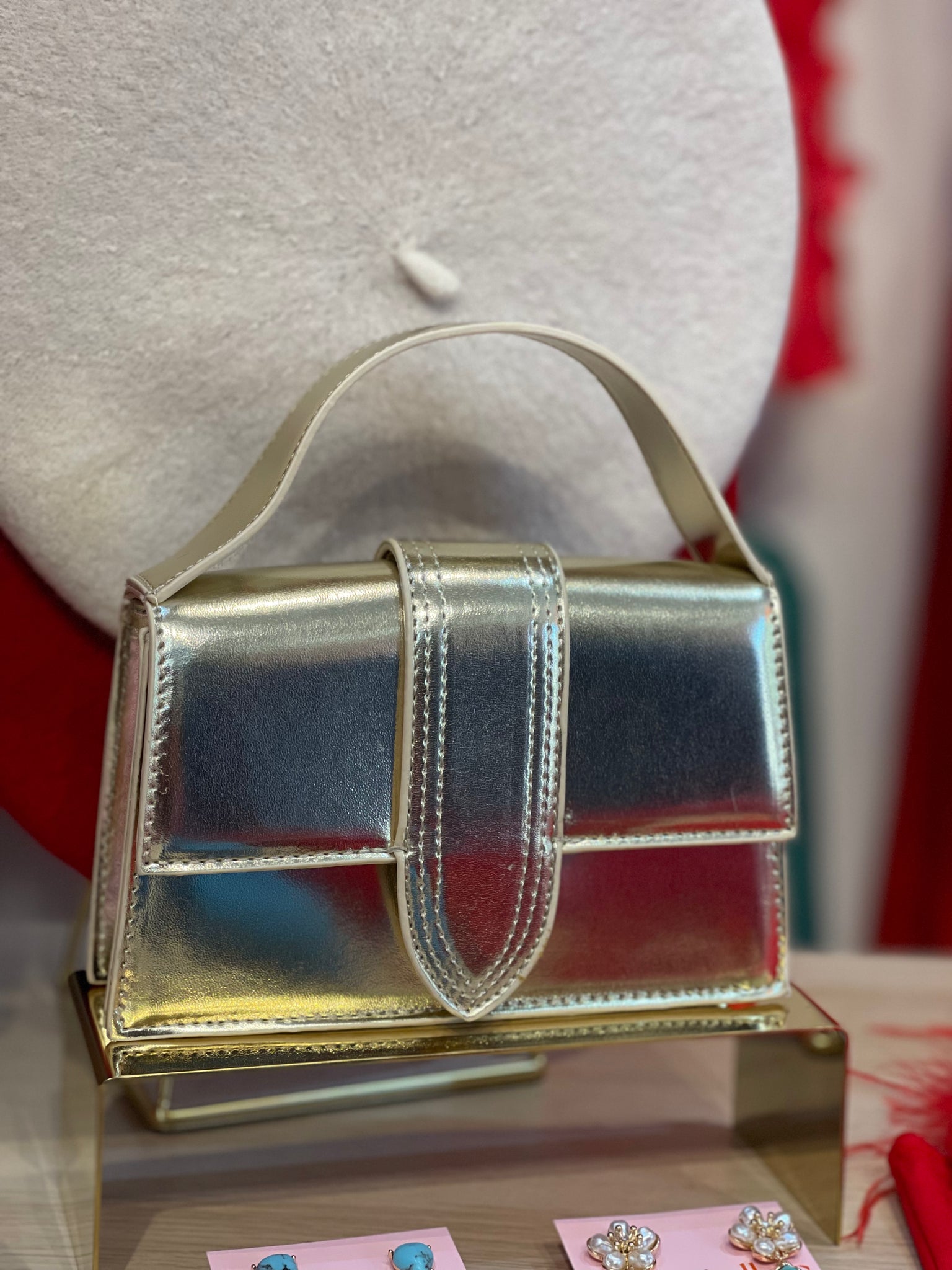 Metallic Crossbody Bag